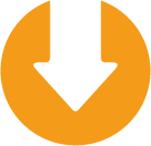 Downward white arrow in an orange circle